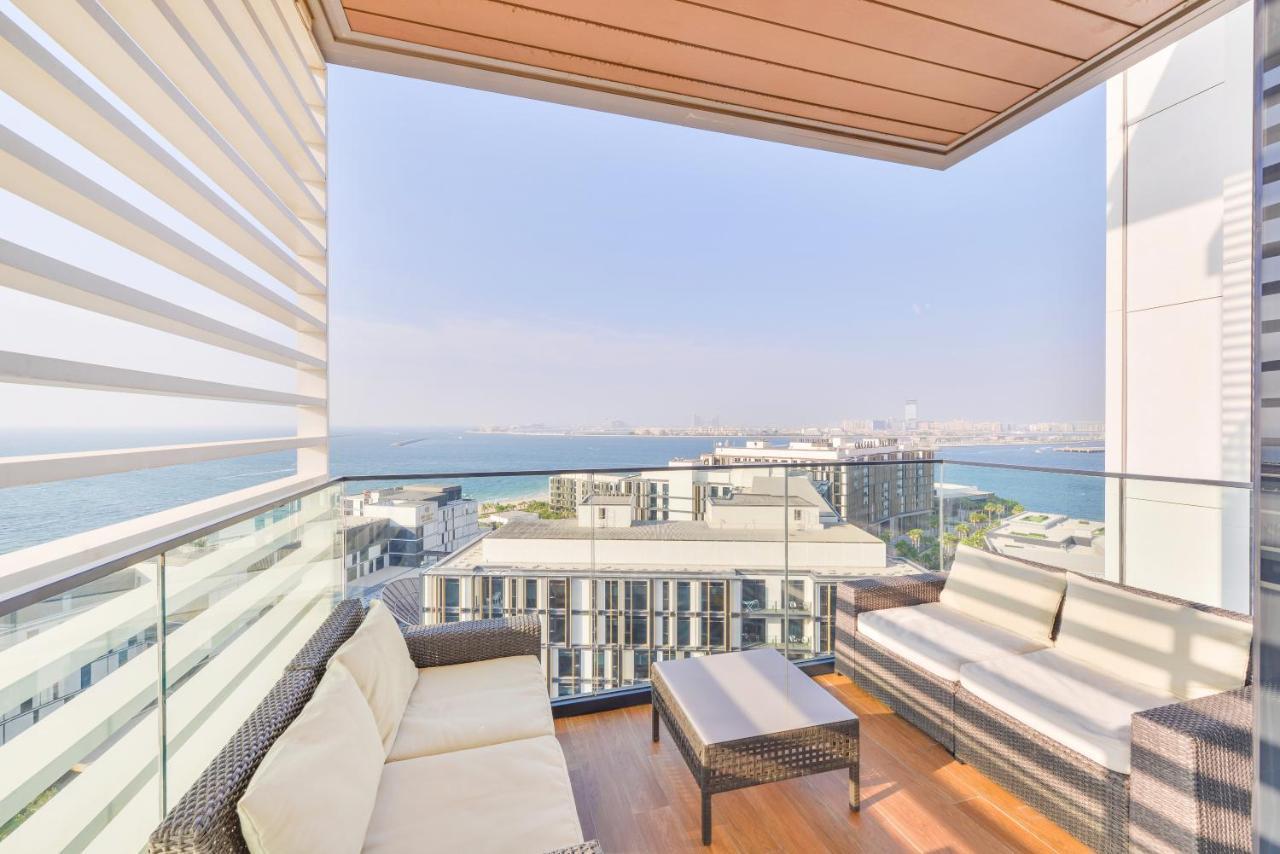 Posh 2 Bedroom Oceanfront Apt In The Heart Of Bluewaters Island Dubaj Zewnętrze zdjęcie