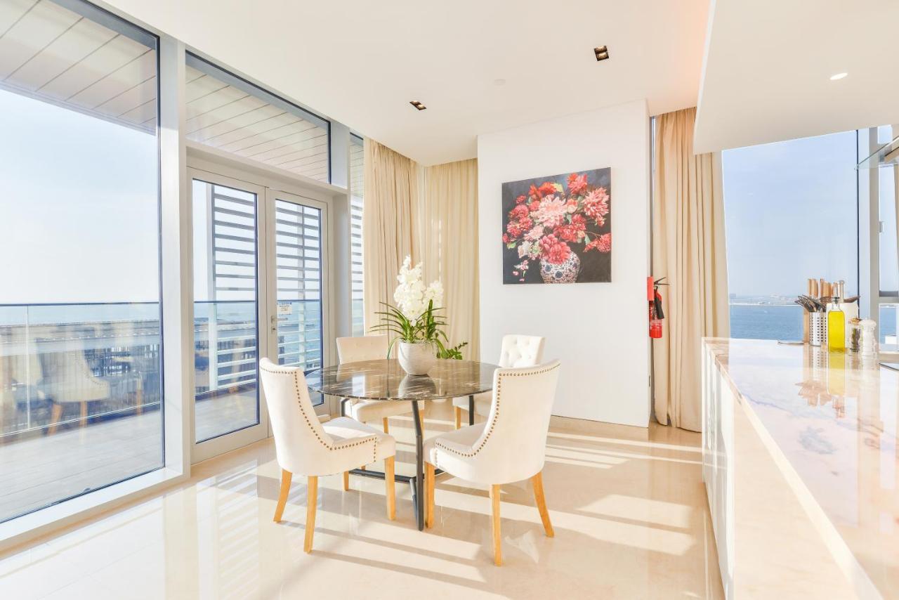 Posh 2 Bedroom Oceanfront Apt In The Heart Of Bluewaters Island Dubaj Zewnętrze zdjęcie