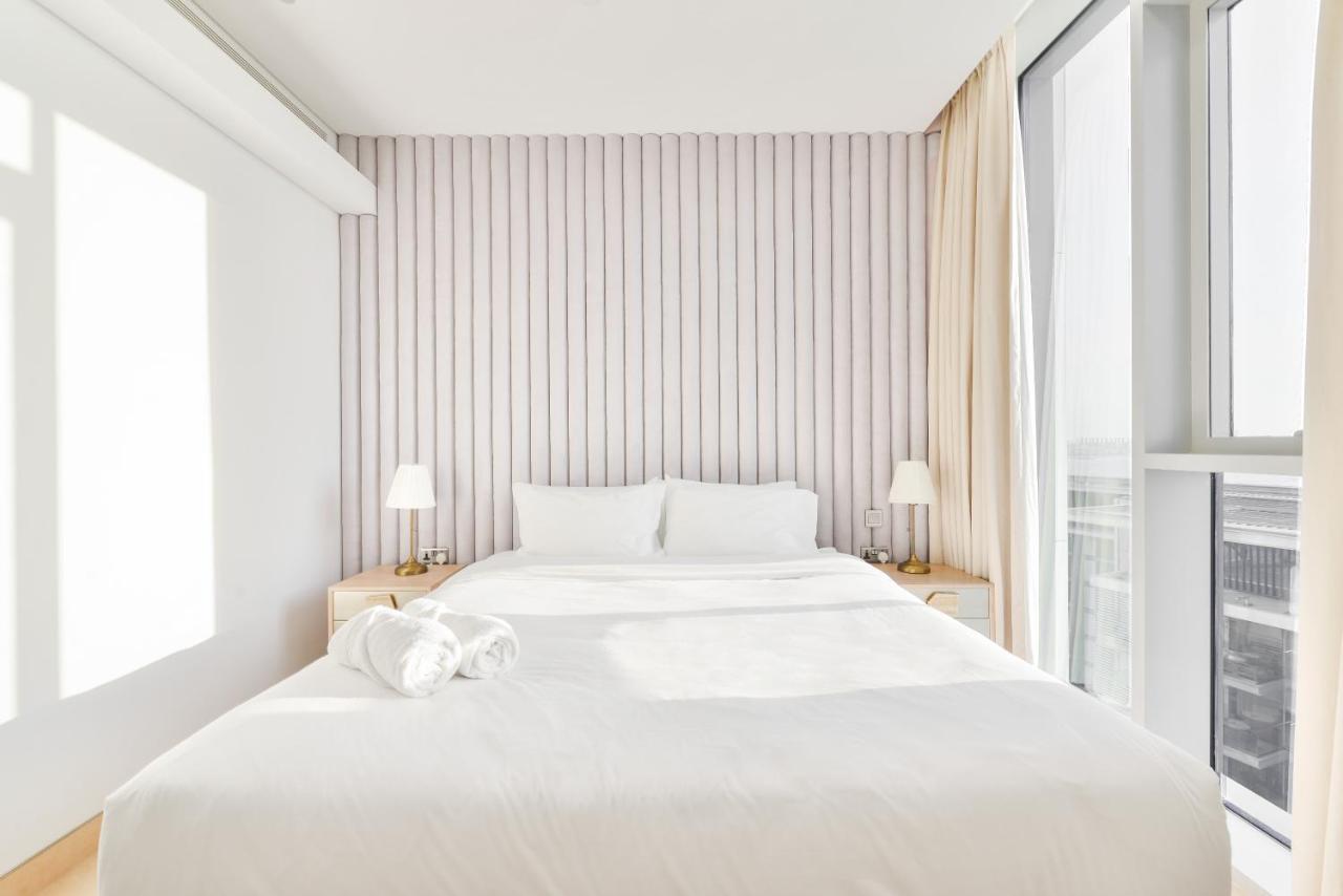 Posh 2 Bedroom Oceanfront Apt In The Heart Of Bluewaters Island Dubaj Zewnętrze zdjęcie